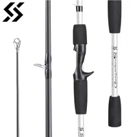 Spinning Rods Sougayilang 3/4 Sections Lure Fishing Spinning/Casting Ultralight Weight Pole Glass Fiber Travel Pesca 221207