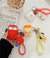AirPods Pros Case Bells Slicone Slicone Shell Shell avec le même pendentif TWS Antifall Protection Sleeve For Cover7297258
