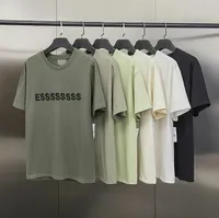Menwomens 디자이너 T 셔츠 여름 패션 탑 편지 Tshirts 의류 의류 슬리브 거리 반바지 소매 옷 더블 라인 Tshirts