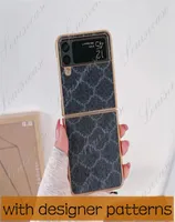 Fashion Phone Case For Samsung Galaxy Z Flip 3 4 5G Z fold2 Z flod3 4 For huawei p50 pocket luxury pu Leather Shockproof Full Prot7177340
