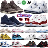 Jumpman 4 11 Schuhe Retro Designer Basketball Cherry High M￤nner Frauen Low 4s 11s Gewinnen Sie wie 82 96 Military Black Katz