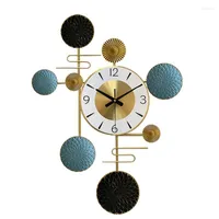 Wanduhren dekorative digitale gro￟e Uhr Moderne Halle Luxus stille ungew￶hnliche Dekorakion Para el Hogar Wohnzimmer Dekoration