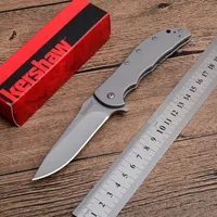Groothandel Kershaw 3655 Knife Cryo Gray Titanium Tactical Folding 8Cr13Mov Blade Camping Hunting Survival Pocket EDC Utility Tools