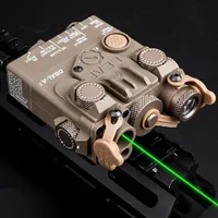 New Hunting Laser Sight Airsoft DBAL-A2 Mini Rifle Tactical PEQ Green IR Laser Led White Light Illuminator Battery Box242v