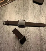 Modeontwerper L Flower Leather Watchbands voor Apple Watch Band Banden Top Smart Riem 42 mm 38 mm 40mm 44 mm 45 mm Iwatch 1 2 3 4 51287325