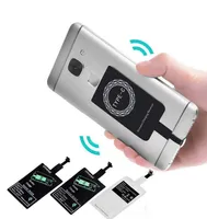 Индукционный приемник беспроводного зарядного устройства Qi Adapter Adapter для iPhone 7 6 6S 5S Micro USB Type C CAND Pad Dock Conctor8660169