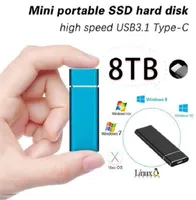 Harici sabit sürücüler m2 Sürücü Taşınabilir HD Externo 1TB 2TB 4TB USB30 Depolama SSD Exterte HDD 8TB ExternalExternal2951169