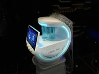 2022 Senaste smart isblå plus multifunktionell hydro ansiktsskönhetssalongutrustning med hudskrubberjon Bio Lyft RF Radiofrekvens Jetskalningsmaskin