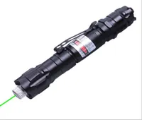 009 532nm Green Laser Pointer Pen Zeiger Clip Taschenlampe Taschenlampe Tactical 80pcslot7495073
