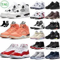 Cherry 4 5 11 Retro Mens Basketball Shoes Jumpman 4s Military Black Cat Midnight Navy 11s Bred Cool Grey 5s Crimson Bliss Sail M￤n Kvinnor utomhussport Sneakers Trainers Trainers