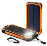 20000MAH Roman Solar Power Bank 2A ​​Çıkış Cep Telefonu Taşınabilir Şarj Charger8163044