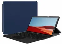 Ultra Slim Pu Book Flip Case Cover f￶r Microsoft Surface Pro X 2019 13 tums surfplatta med stativ kan s￤tta Keyboard5355906