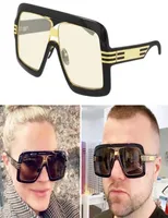 Солнцезащитные очки для моделей для женщины 0900 Стиль моды защита глаз UV400 Letter Lens Ladies Mens Sunglassess Premium Original1550938