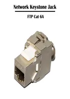 20 pièces 10 Gbps FTP CAT 6A Networking Keystone Jack Connecteurs RJ 45 Port Femelle 8P8C Ethernet Fluke Tester Outils pour Patch Cable9595634