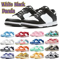 Designer Low Basketball Shoes Män Kvinnor Sneakers White Black Panda UNC Archeo Triple Pink Pigeon Coast Chicago University Red Kentucky Shadow Mens Sneaker Trainers