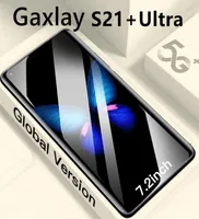 New Gaxlay S21ultra 72 Inch Smartphone 6800mAh فتح الإصدار العالمي 5G Android 10 24MP48MP 16GB512GB MOBLIE HOMES CELURAL7159062