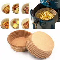 Baking Tools In Special Paper For Air Fryer Oil-proof And Oil-absorbing Household Barbecue Plate Food Oven Kitchen Pan P