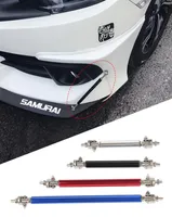 New 2x Universal Racing Adjustable Front Rear Bumper Lip Splitter Support Bar Kit Racing 75mm100mm Car Styling Tunning1510244