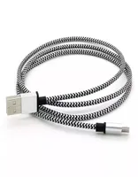 Typ C USB 31 för S20Note20 Tyg Nylon Braid Micro Cables Lead Unbroken Metal Connector Charger Cord1290021