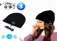 Mode Wireless Bluetooth oortelefoons Smartheadset Cap Unisex Winnaar Soft Warm Hat Speaker Mic Music voor telefoonpclaptop7095885