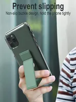 Support de t￩l￩phone portable ￠ pliage magn￩tique universel pliant pliable stand de poign￩e de doigt invisible pour iPhone 12 Mini 11 Pro Max Smartphone Case Brack5532674