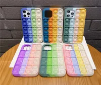 Fidget Rainbow Phone Case Multicolor減圧シリコンケースiPhone 12 Pro Max Mini 11 XR XS X 8 7 Plus8186485