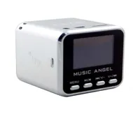 Musik Angel Mini -högtalare USB Micro SDTF HIFI Audio Amplifier MP34 Display Alarm Clock Digital Player7561303