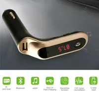 4in1 Hands Wireless Bluetooth FM Transmitter S7 AUX Modulator Car Kit MP3 Player SD USB LCD Car Accessories5632449