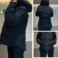 Top Quality Men's Parke Winter Jacket Down Hoodie Tick Coat Upscale Fashion Casual Warm Waterproof Man