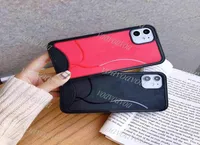 Fashion RedBlack Pattern Phone Case for iPhone 12 12pro 11 11pro X Xs Max Xr 8 7 8plus 7plus luxury Style Cases Cover4219648