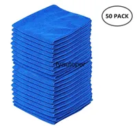 50 PCS Microfiber Car Cleaning Towel Automobile Motorcycle Washing Glass Household Small8977493