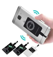Индукционный приемник беспроводного зарядного устройства Qi Adapter Adapter для iPhone 7 6 6S 5S Micro USB Type C CAND Pad Dock Connector7302093