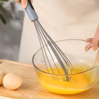 Baking Tools Steel Material Whisk Long Handle Durable Blender Cream Frother -Egg Whiskers Kitchen Accessories Gadgets