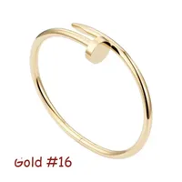 3 colori bracciali oro braccialetti per unghie maschile diamanti amore braccialetti bracciali bracciali di lusso in acciaio in acciaio in acciaio gioielleria femminile