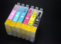 82N DIY CISS refill ink cartridges for Epson T50TX720R290R270TX800W etc 6 Color inkjet printer2191123