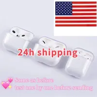 För AirPods Pro 2 2nd Generation Airpod 3 Hörlurtillbehör Solid Silicone Cute Protective Earphone Cover Apple Wireless Charging Box Sock Proof Case