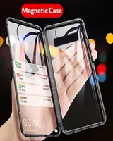 360 ﾰ Samsung Galaxy S10 S20 S9 S8 Plus Note 910 보호 C2835807 용 Magnetic Double Tempered Glass Case Cover 흡착 전화 케이스.