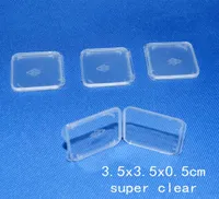 SD Tarjeta PP Case Transparente Super Clear Soporte de memoria est￡ndar SDHC SDXC Slim White Box PP Jewel Cases7336292