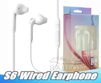 For Samsung Galaxy S6 S7 Wired Earphones Earbuds 35mm Inear Headphones With Mic Volume Control Headsets With Retail Packaging7985685