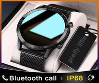 L13 Business Smart Watch Men039S IP68 Waterproof Ecg Ppg Bluetooth Call Watche Watche Bloet Torst Trzeba akcji Fitness Sports2173061