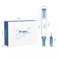 High end cosmetic electric micro needling derma stamp pen new dr pen a9 beauty machine for skin rejuvenation