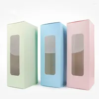 Geschenkverpackung Ferimo 10pcs DIY -Paket Pink/Blue/Green Candy Cake Box Hochzeits Geburtstagskästen Großhandel Großhandel