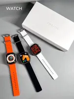 Novo Apple Watch S8 Ultra Men Smart Watch Wireless Charging Monitor de cora￧￣o GPS Rel￳gio Bluetooth ￠ prova d'￡gua com caixa