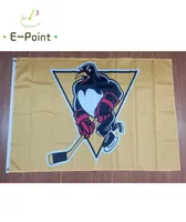 AHL WilkesBarre Scranton Penguins Flag 35ft 90cm150cm Polyester Banner decoration flying home garden Festive gifts9081529