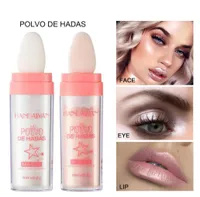3 Colors Highlighter Powder Polvo De Hadas Glitter Powder Shimmer Contour Blush Makeup foundation for Face Body Highlight 9g2625855