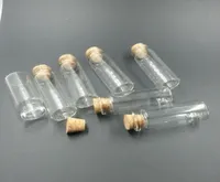 حاويات مستحضرات تجميل فارغة زجاجات زجاجية صغيرة مع بلون العطور المصغرة 50pcs 2260125mm 14ml1899116