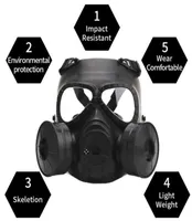 Hood tactical 2021 Masque à gaz de style respiration Créative Performance Performance Performance pour CS Field Equipment Cosplay Protection Halloween EV4141319