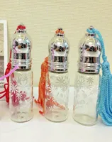 5ml szklana butelka perfum z frędzlami pokrywki Roller Zapach dezodorant pojemnik do napełniania Butelki Spray Bottle Narzędzia 10pcs5989973