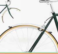 Cykel fender 1 par bakre bakre s retro fixe 700c vägcykel praktiska delar silver 2209208354017