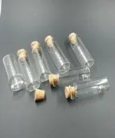 حاويات مستحضرات تجميل فارغة زجاجات زجاجية صغيرة مع فلين العطور Mini Bottles 50pcs 2260125mm 14ml8510392